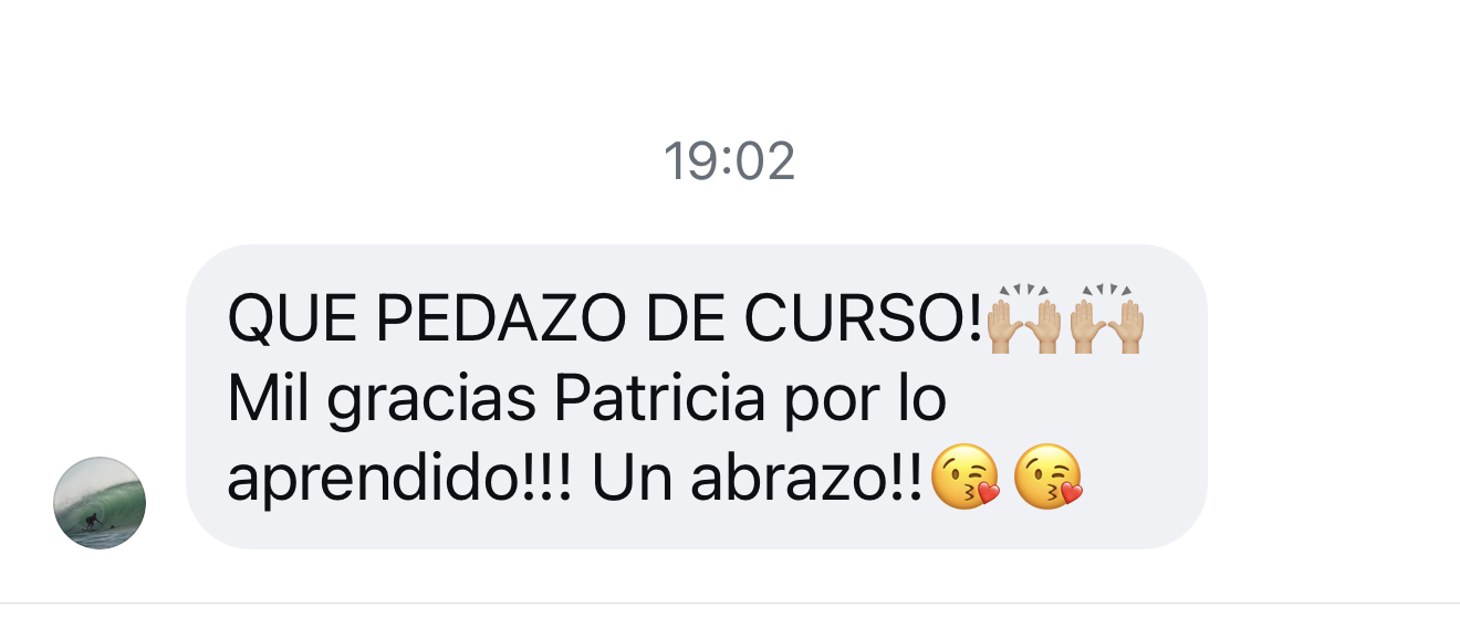 Testimonio de alumna 1